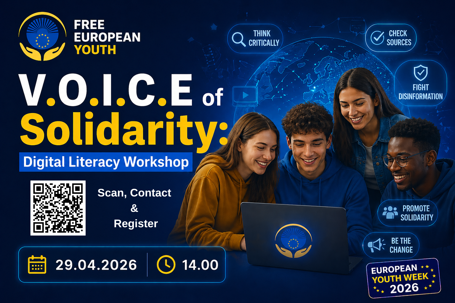 WEBINAR - V.O.I.C.E of Solidarity: Digital Literacy Webinar